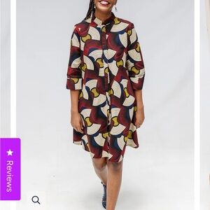 Zuri Dress -Resonance pattern